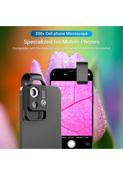 Apexel 200x Akıllı Telefon Mikroskobu