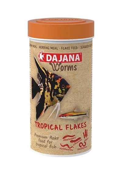 Dajana Worms Tropical  Flakes 250 Ml 45 Gr