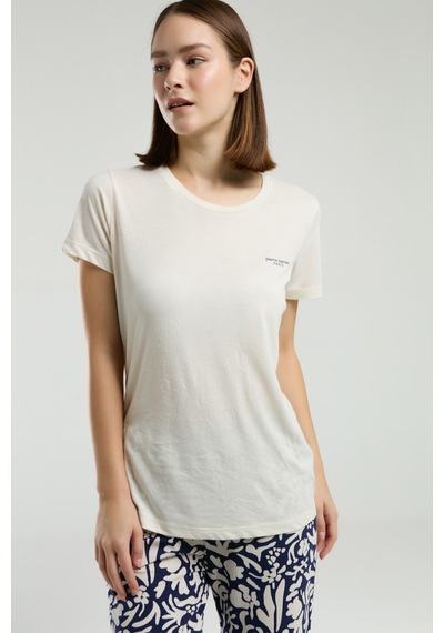 Pierre Cardin Kadın Krem Pijama Takımı Pc8973-s-v1 Krem