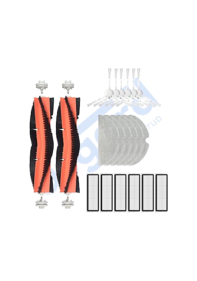 Dreame F9 - Z10 Pro Uyumlu 2 Ana Fırça 6 Yan Fırça 6 Filtre 6 Mop Pkt-iasgf0001053