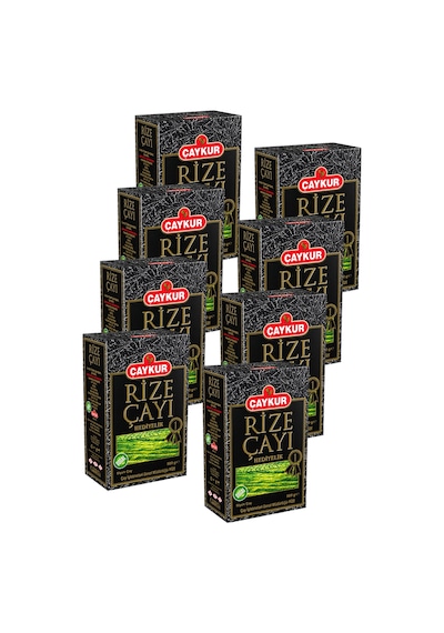 Rize Çayı Hediyelik 500gr Karton Kutu Sekizli Paket