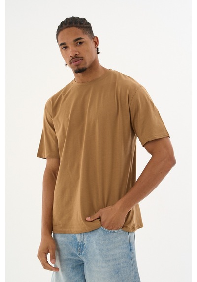 Dechers Erkek %100 Organik Pamuklu Yumuşak Dokulu Comfort Fit Bisiklet Yakalı T-shirt E222 Haki Dechers Erkek %100 Organik Pamuklu Yumuşak Dokulu Comfort Fit Bisiklet Yakalı T-shirt E222 Haki
