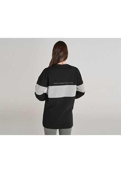 Hummel Baden Tunic Kadin Günlük Sweatshirts 960029-2001 Siyah Siyah