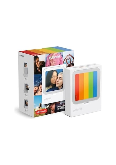 Polaroid Hi-print - Bluetooth Bağlantılı 3x3 Fotoğraf Boya-alt Yazıcı - 10 Fotoğraf Sayfası Dahil 9196 Diğer