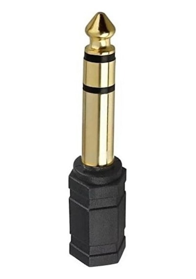 Aux Amfi Giriş Çevirici Stereo Amfi Giriş Çevirici 3.5 Mm Dişi 6.35 Mm Erkek Çevirici Kulaklık Jack Piyano Çevirici