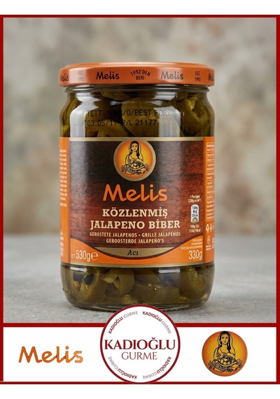 Melis Közlenmiş Dilmli Jalapeno Biber Turşusu 340g