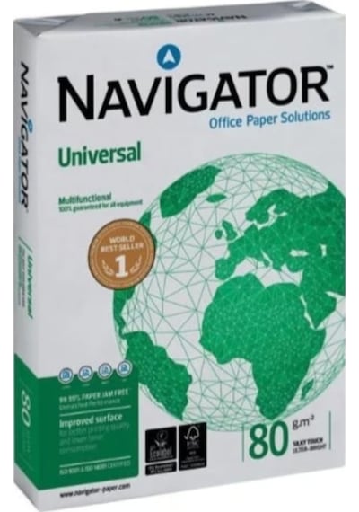 Navigator A4 Fotokopi Kağıdı 5000 Sayfa 2 Koli
