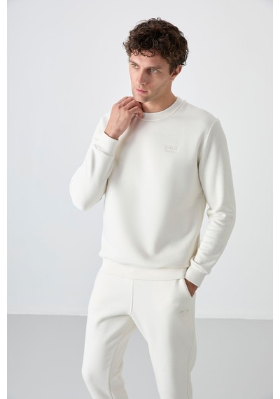 Tommy Life Andy Ekru Şardonlu Erkek Eşofman Takım - 85190 Ekru