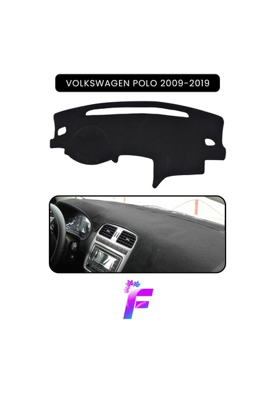 Volkswagen Polo 2009-2019 Araca Özel Torpido Örtüsü Ön Göğüs Kılıfı Tam Koruma Tam Uyum C48 Torpido Halısı