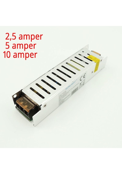 Sunlight Şerit Led Trafo 24V Adaptör Driver 2,5/5/10 Amper