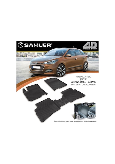 Sahler Hyundai I20 Havuzlu Paspas 4.5D 2018 Model Tam Uyumlu