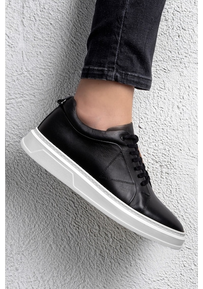 Ducavelli Correndo Erkek Hakiki Deri Sneaker, Bağcıklı Sneaker, Hakiki Deri Sneaker, Erkek Sneaker Siyah Ducavelli Correndo Erkek Hakiki Deri Sneaker, Bağcıklı Sneaker, Hakiki Deri Sneaker, Erkek Sneaker Siyah
