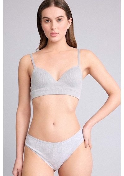 Defacto Ribana 3lü Brief Külot-fall İn Love D6398ax25augr93 Gri-gr93