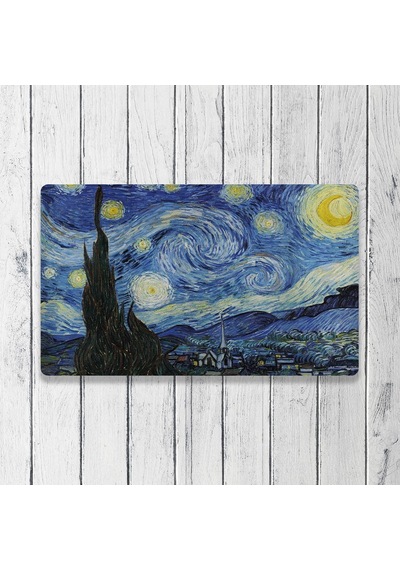 Van Gogh Yıldızlı Geceler Paspas