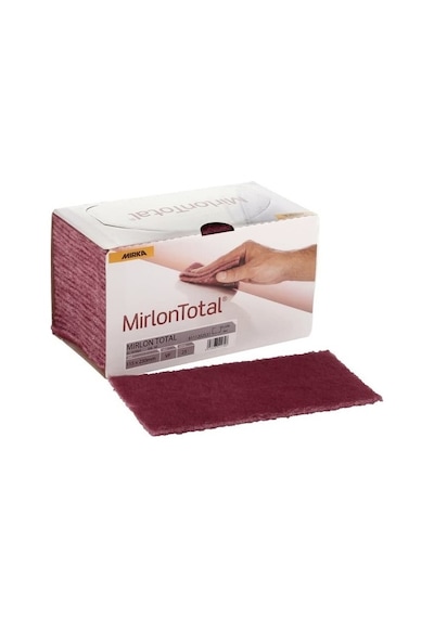 Detail Market Mirka Mirlon Total 115x230mm Skoç Matlaştırma Keçesi Kırmızı 25 Adet