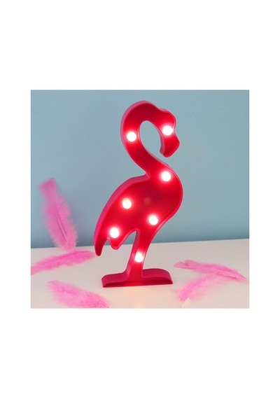 Asonplus Flamingo Dekoratif Led Işık-gece Lambası-aydınlatma Fuşya