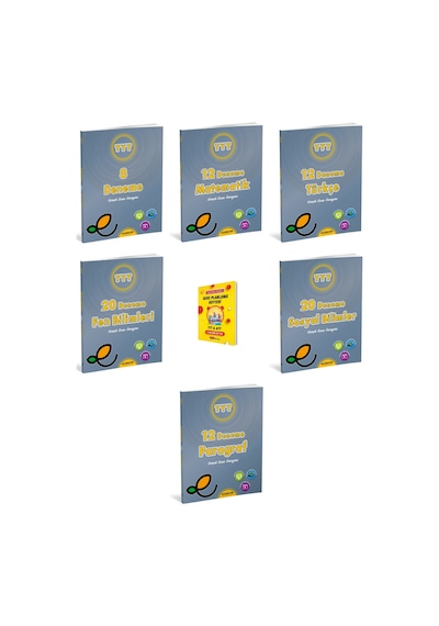 Endemik Tyt 8li Genel Matematik Fen Türkçe Sosyal Ve Paragraf 6lı Denemeleri + Planlama Defteri
