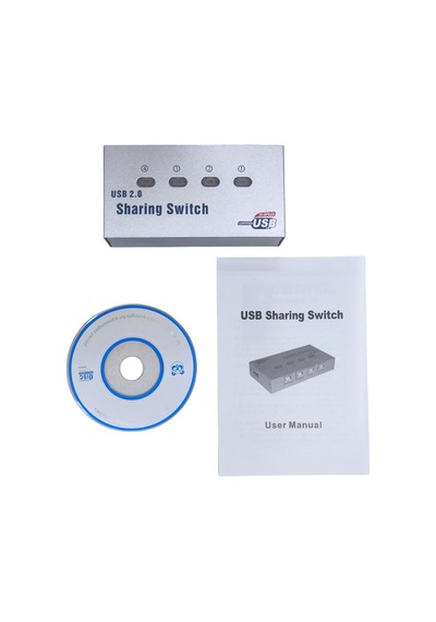 4 Port Usb 2.0 Sharing Switch 4 Kasa 1 Yazıcı Anahtarlı Switch