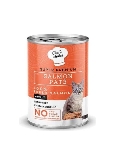 Pate Somonlu Tahılsız Yetişkin Kedi Konservesi 400 Gr Diğer