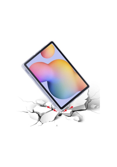 Galaxy Tab S6 Lite P610 Kılıf Zore Tri Folding Kalem Bölmeli Standlı Kılıf Kapaklı Kılıf