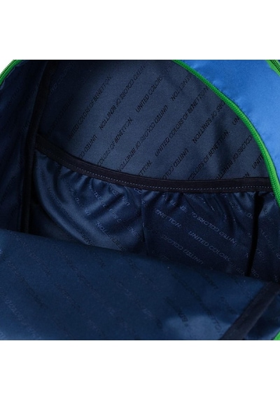 Benetton Okul Sırt Çantası 3 Bölmeli Mavi 04275