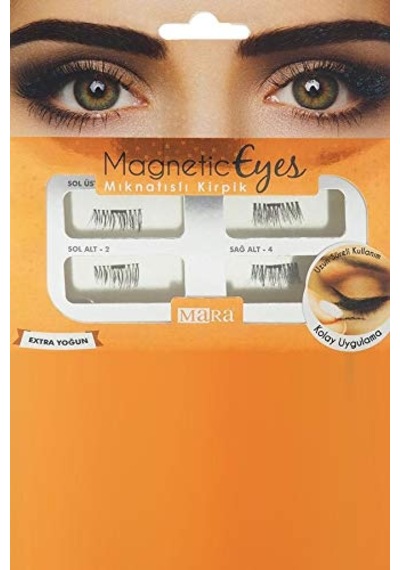 Mara Kozmetik Magnetic Eyes Mıknatıslı Kirpik Extra Yoğun, Siyah
