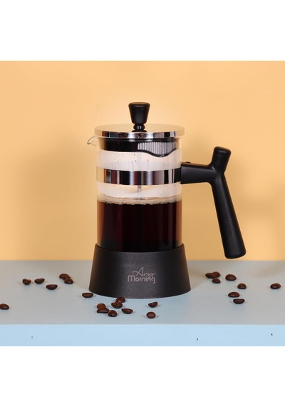 600 Ml French Press, Borosilikat Cam Kahve Ve Bitki Çayı Demleme Ff084 Diğer