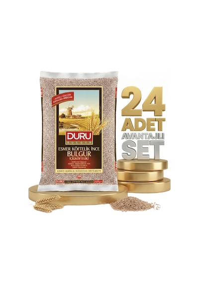 Duru Esmer Çiğ Köfte Bulgur 24x1 Kg