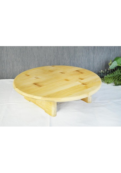 Premium Serisi Bambu Ayaklı Doğrama Ve Sunum Tahtası 32x32 Cm Çok Renkli