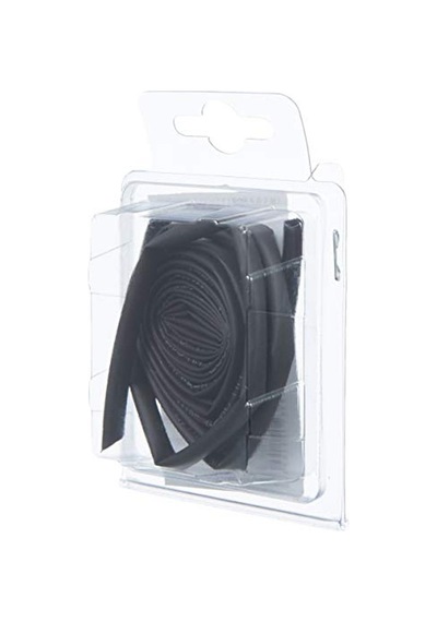 Isi İle Daralan Makaron, Siyah, 4.8 Mm, 2 Metre