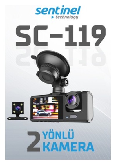 Sentinel Sc-119 Kayıt Cihazı 3 Kameralı