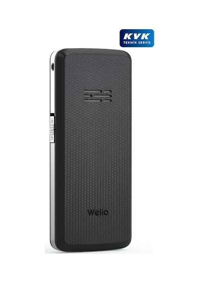 Wkey T100 Gümüş Tuşlu Cep Telefonu Kamerasız Asker Telefonu Yaşlı Cep Telefonu Kvk Garantili