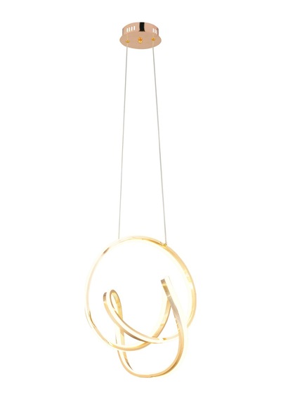 Aron Tekli Gold Ledli Modern Koridor, Yatak Odası Salon Sarkıt Led Avize