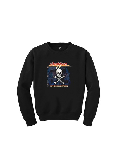 Dokken Broken Bones Siyah Sweatshirt