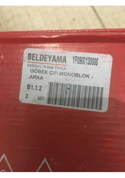 Mobylette Çelik Jantlı Tüm Modeller Monoblok Arka Göbek