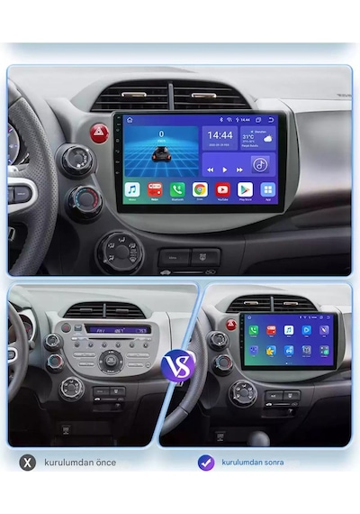 Otolas Honda Fit Wifi Gps Carplay 10 Inç 2+32gb Kamera Multimedya Navigasyon Sistemi - 2009-2012 Model 10"