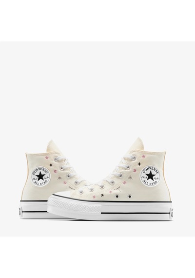 Converse Chuck Taylor All Star Lift Platform Celestial Kadın Krem Sneaker