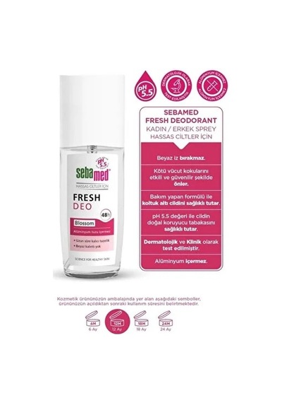 Sebamed Deodorant Sprey 75 Ml Fresh Blossom