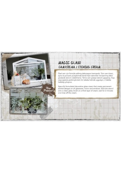 Cadence Magic Glass Cam Kumlama  Kremi