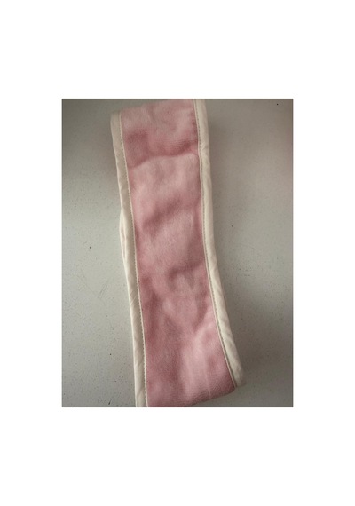 Saç Bandı Bandana Kumaş Pratik Kullanım Pembe Pembe