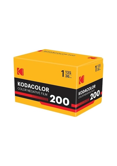 Kodacolor 200 35mm 135 Renkli Analog Film Iso 200, 36 Pozlama, C-41 1928s