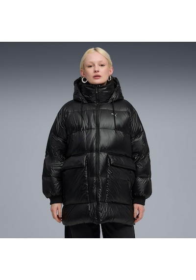 Puma Style Hooded Down Kadın Siyah Ceket 68838901