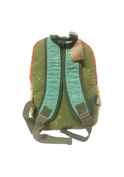 Old Cotton Cargo Kaliteli Tek Bölmeli Vintage Disayn Günlük Sırt Gezi Okul Seyahat Çantası Jannie Bag 27 Cm X 40 Cm Turkuaz