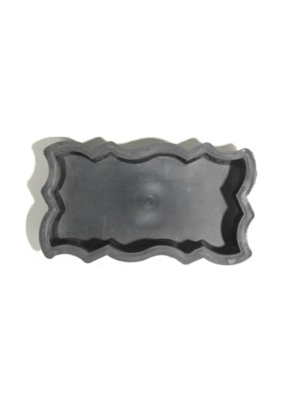 Plastik Parke Taşı Kalıbı Tekli Es Taşı Dalga 6 Cm (10 Adet)