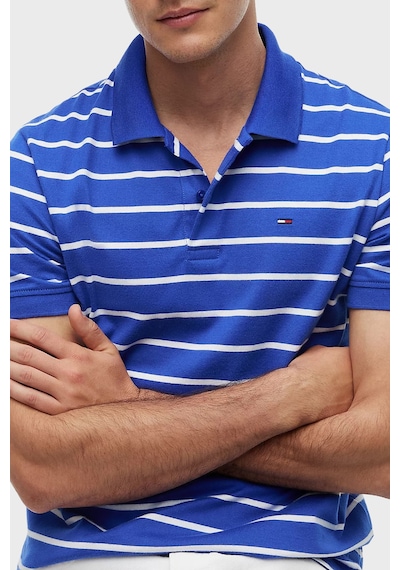 Tommy Jeans Çizgili Pamuklu Regular Fit Düğmeli Polo Yaka T Shirt Erkek Polo Yaka T Shirt Dm0dm22708 C8o Mavi Tommy Jeans Çizgili Pamuklu Regular Fit Düğmeli Polo Yaka T Shirt Erkek Polo Yaka T Shirt Dm0dm22708 C8o Mavi
