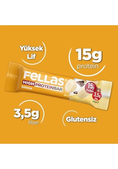 Muzlu Yüksek Protein Bar 45 G X 12 Adet