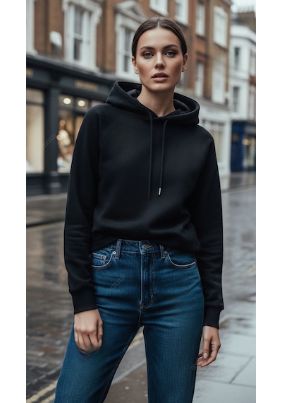 Unisex Basic Regular Fit Kapuşonlu Içi Yumuşacık Tüylü Kanguru Cep Detaylı Sweatshirt Siyah Unisex Basic Regular Fit Kapuşonlu Içi Yumuşacık Tüylü Kanguru Cep Detaylı Sweatshirt Siyah