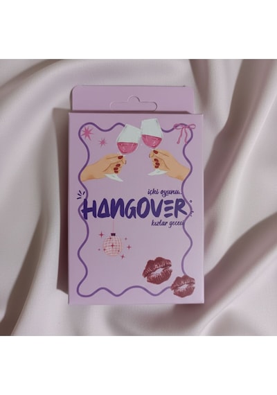 Hangover Kızlar Gecesi Mini İçki Oyunu 45 Kartlık Eğlenceli Kadınlara Özel Parti Oyunu