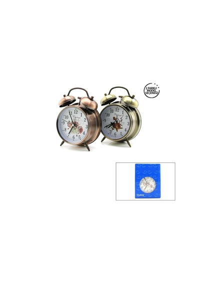 Çift Zilli Metal Masa Çalar Saat 10 Cm Diğer 40160826