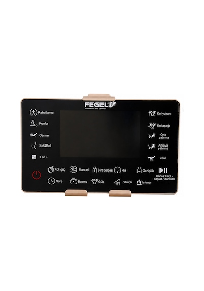Fegel FG-373 4D Zero Gravity Sesli Komutlu Isıtmalı Bluetooth Masaj Koltuğu
